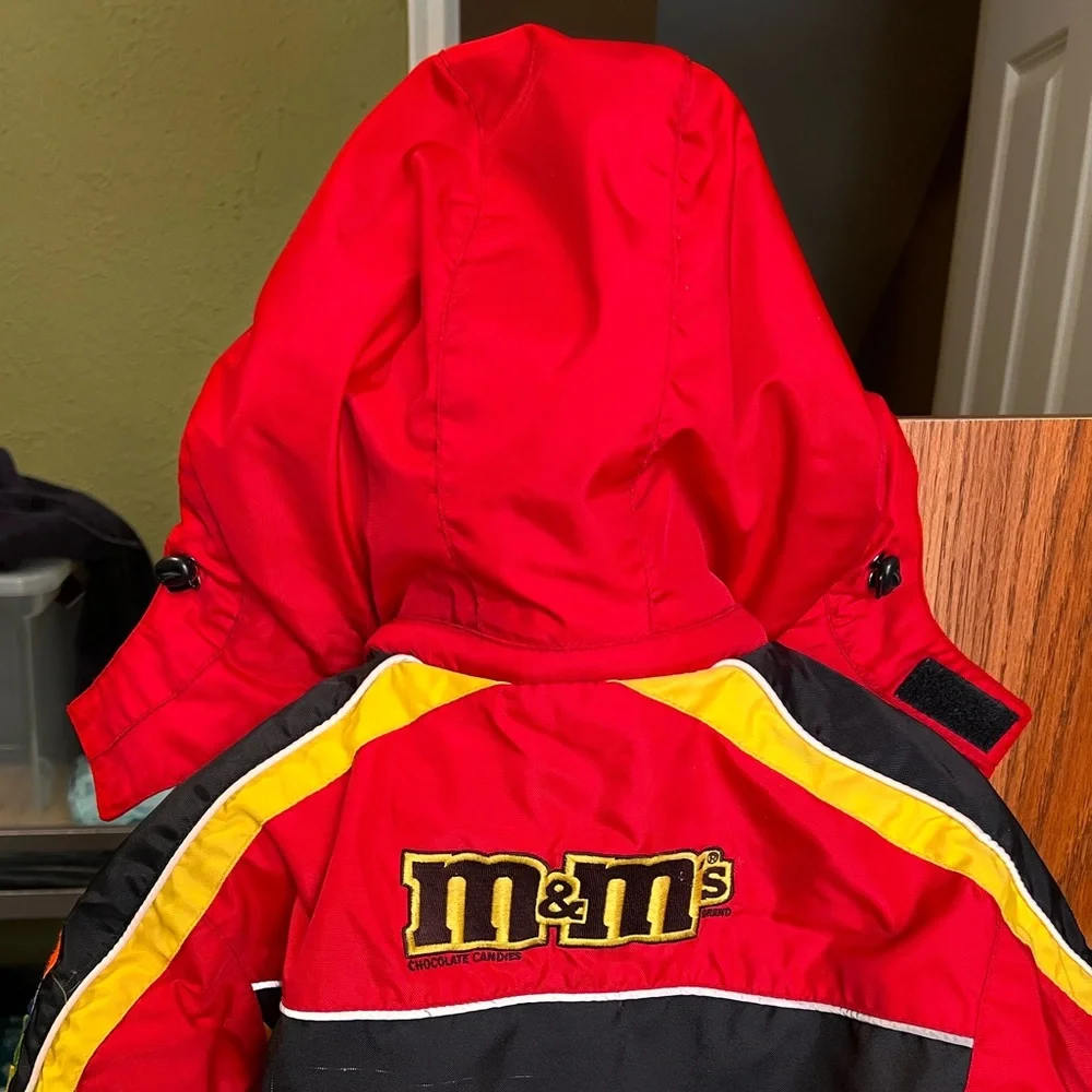 Red M&M Racing Jacket for Kids - Picture 9 of 13